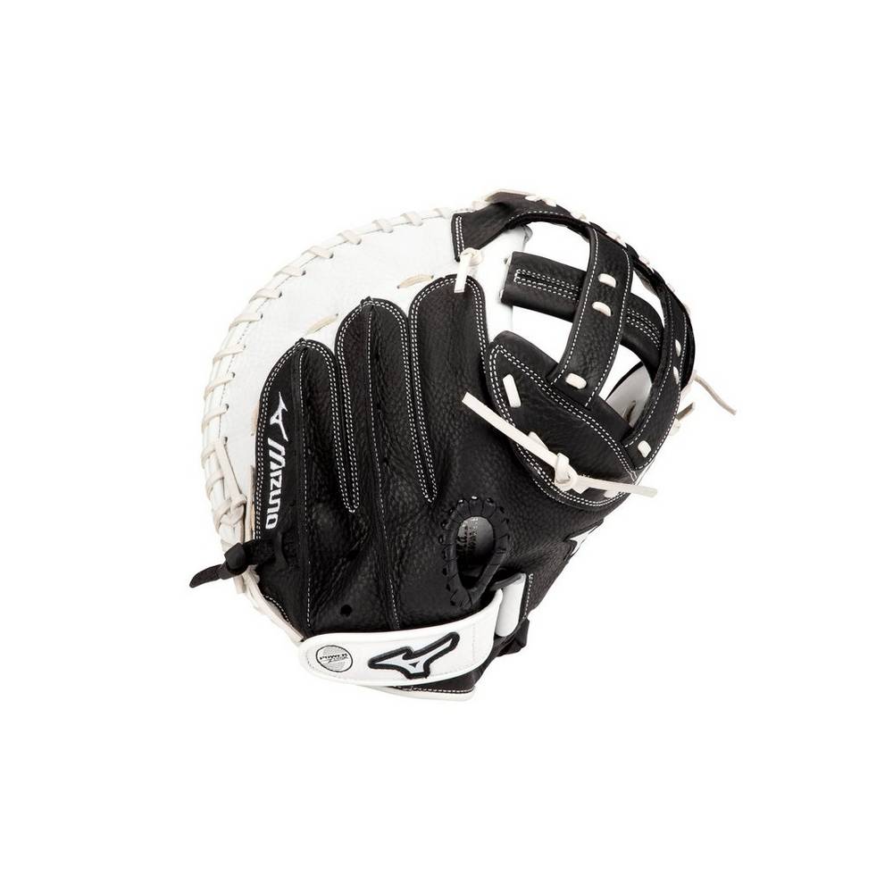 Womens Mizuno Franchise Series Fastpitch 34" Softball Catchers Mitt Black Philippines (HEBYSV956)